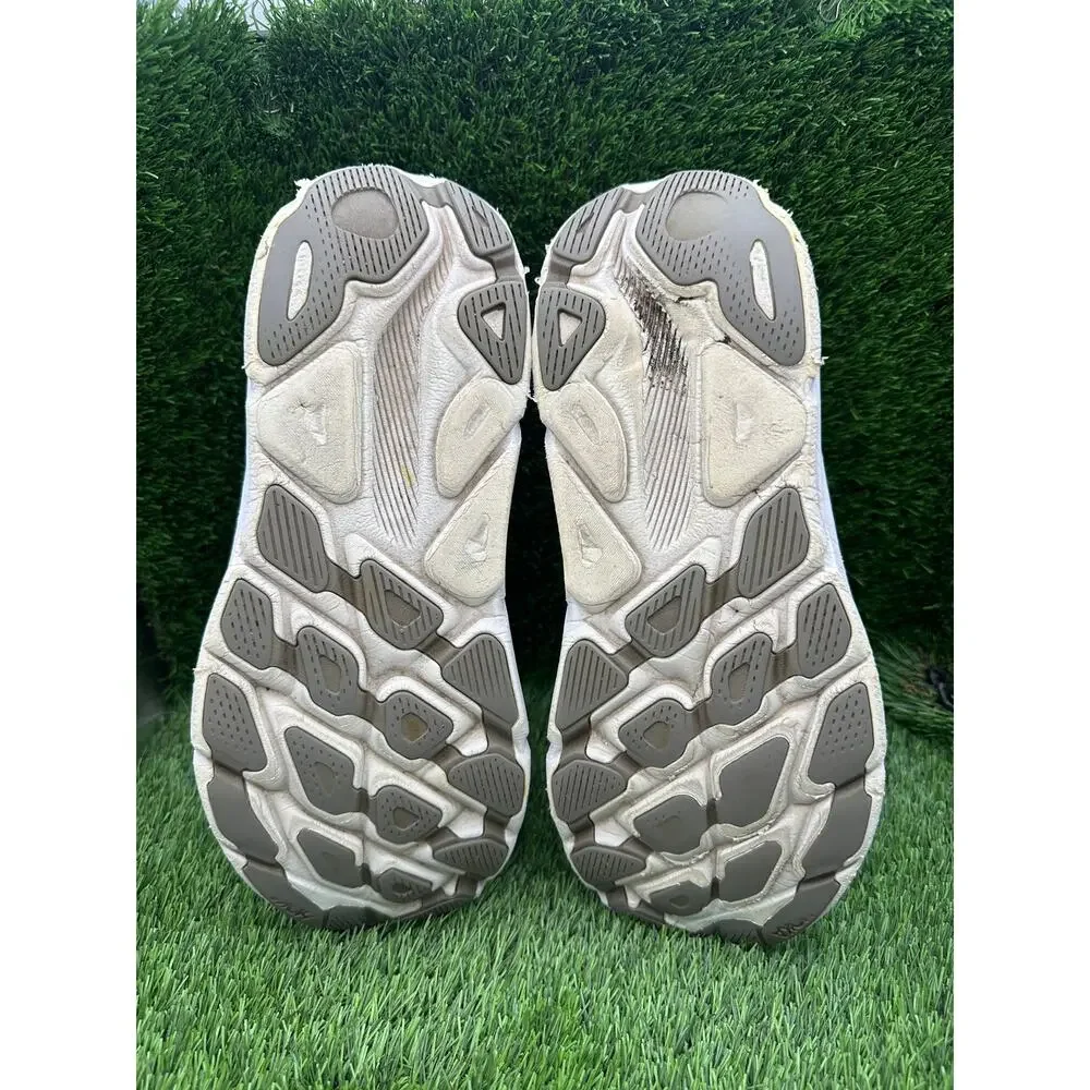 Hoka One One Clifton 9 1132210-HMBC Athletic Sneaker Men's 11.5 Gray Knit Sports